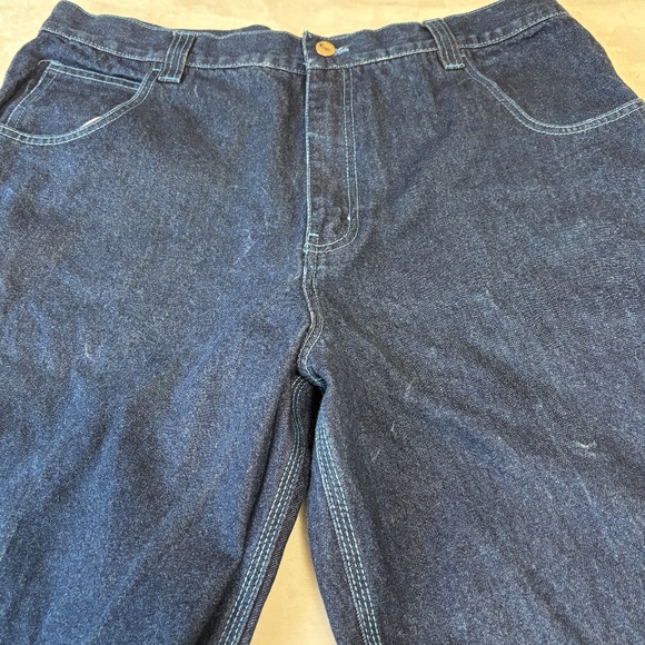 Sean John Denim Collection Blue Jeans Mens 42/28 Baggy Carpenter Style Pants - Picture 2 of 12
